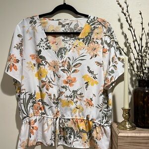 Loft Floral Blouse